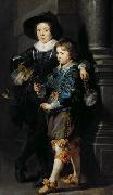 Peter Paul Rubens Albert and Nicolaas Rubens (mk27) oil on canvas